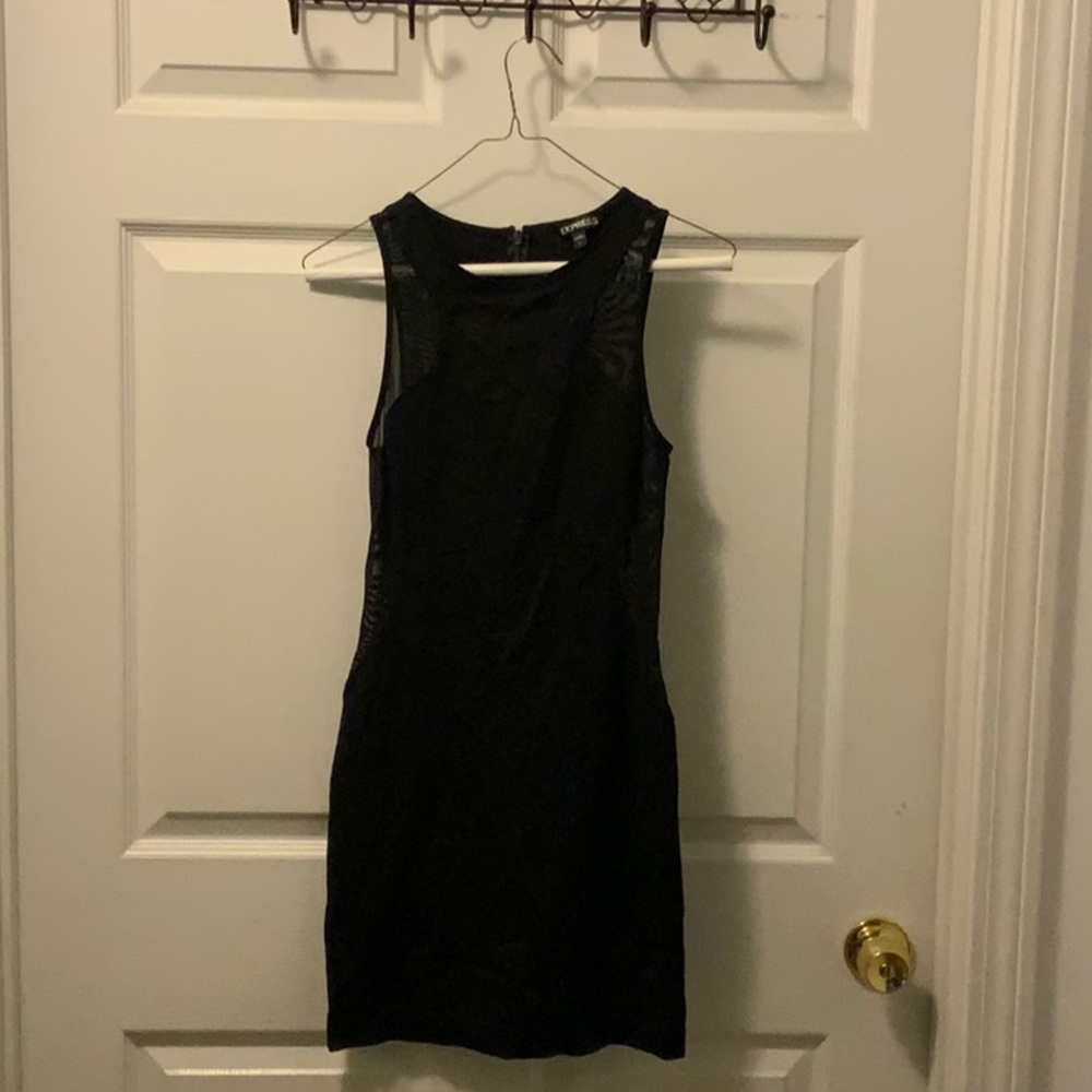 Express black dress